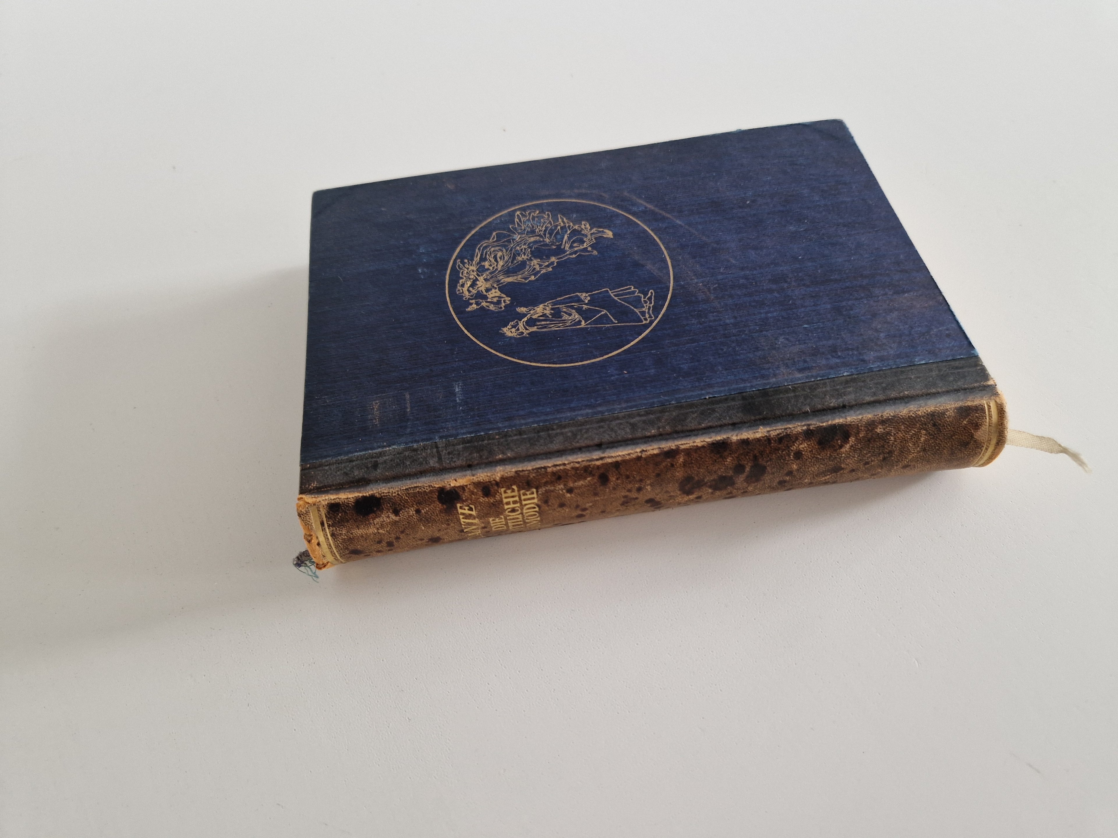 Dante – Göttliche Komödie, Antique German Hardcover, Deutsche Buch-Gemeinschaft Berlin