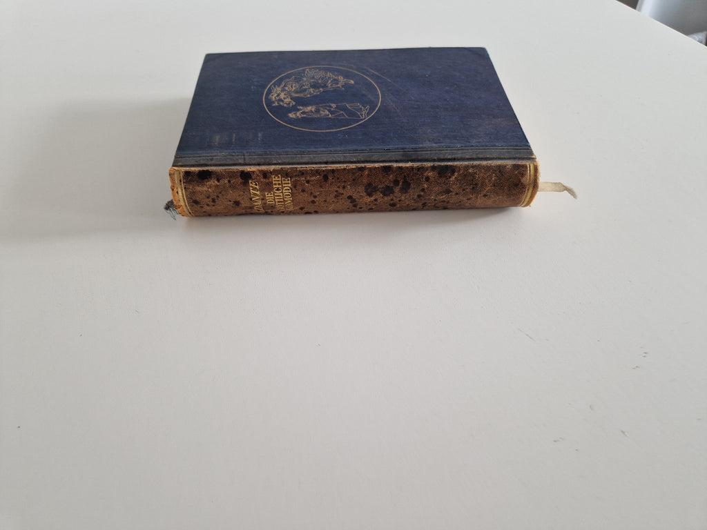 Dante – Göttliche Komödie, Antique German Hardcover, Deutsche Buch-Gemeinschaft Berlin