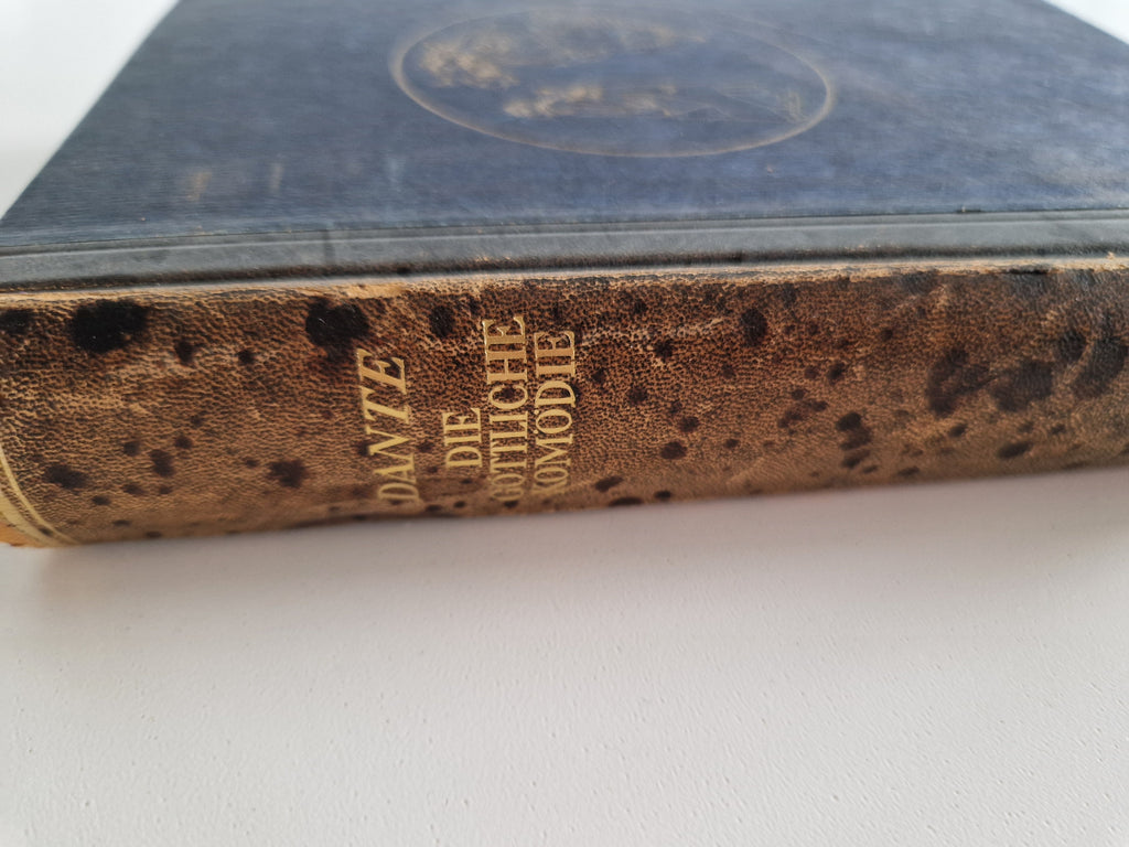 Dante – Göttliche Komödie, Antique German Hardcover, Deutsche Buch-Gemeinschaft Berlin