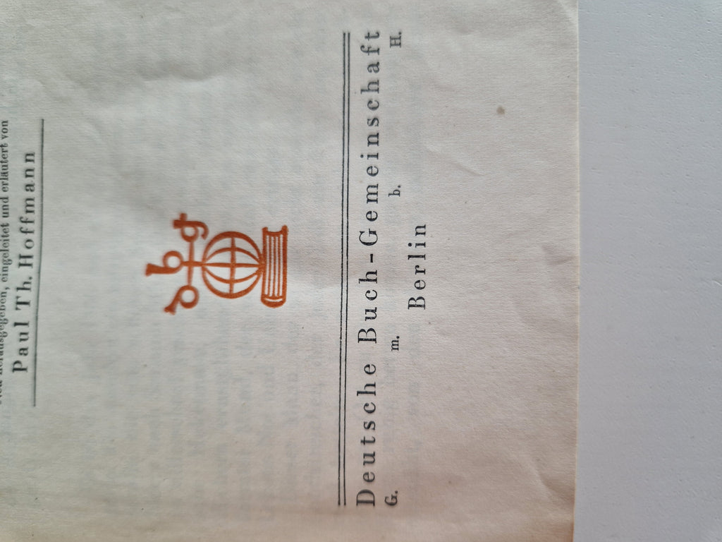 Dante – Göttliche Komödie, Antique German Hardcover, Deutsche Buch-Gemeinschaft Berlin