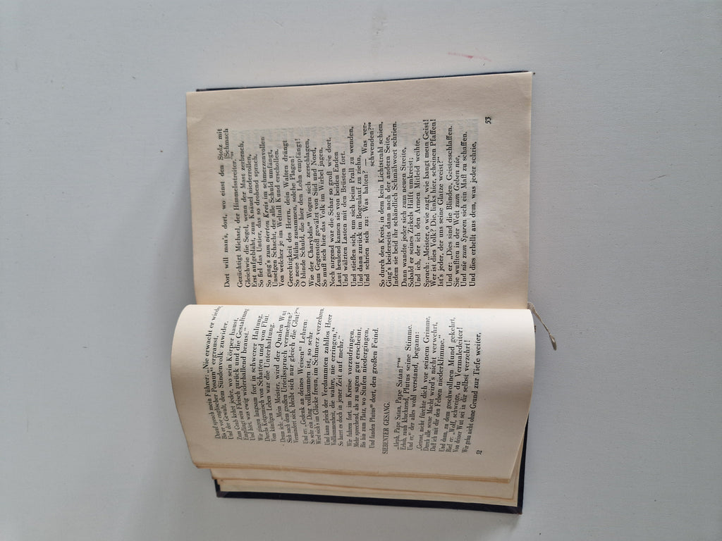 Dante – Göttliche Komödie, Antique German Hardcover, Deutsche Buch-Gemeinschaft Berlin