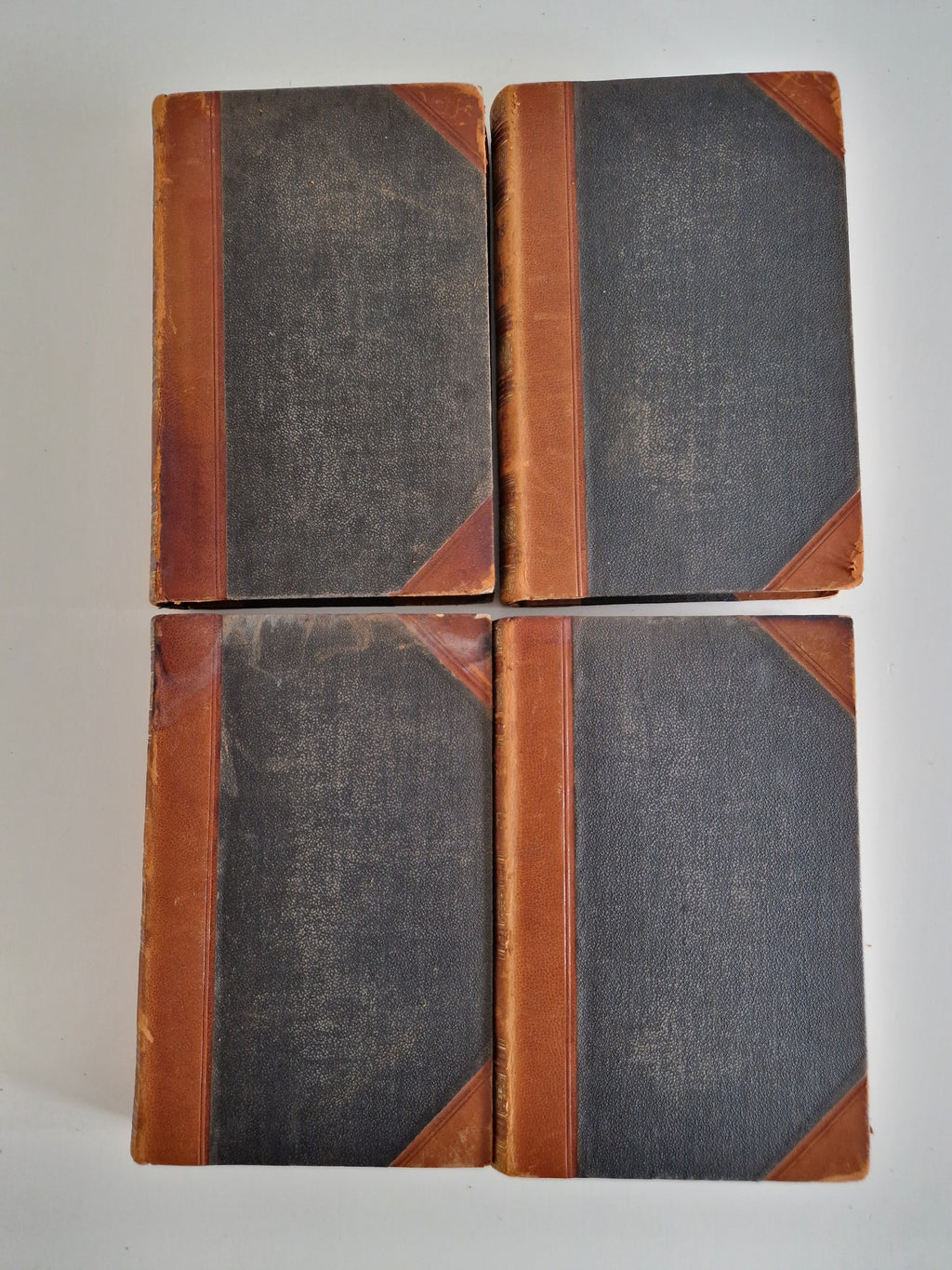 Œuvres Complètes de Molière – 4-Volume Set | Firmin-Didot Paris | 19th Century Half-Leather Binding