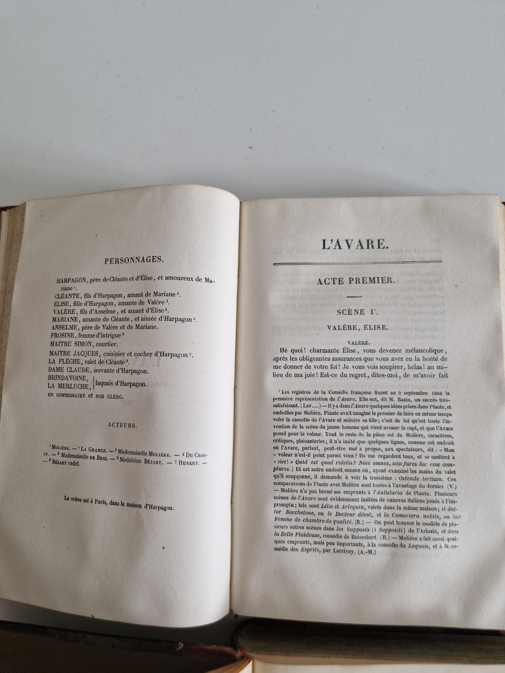 Œuvres Complètes de Molière – 4-Volume Set | Firmin-Didot Paris | 19th Century Half-Leather Binding
