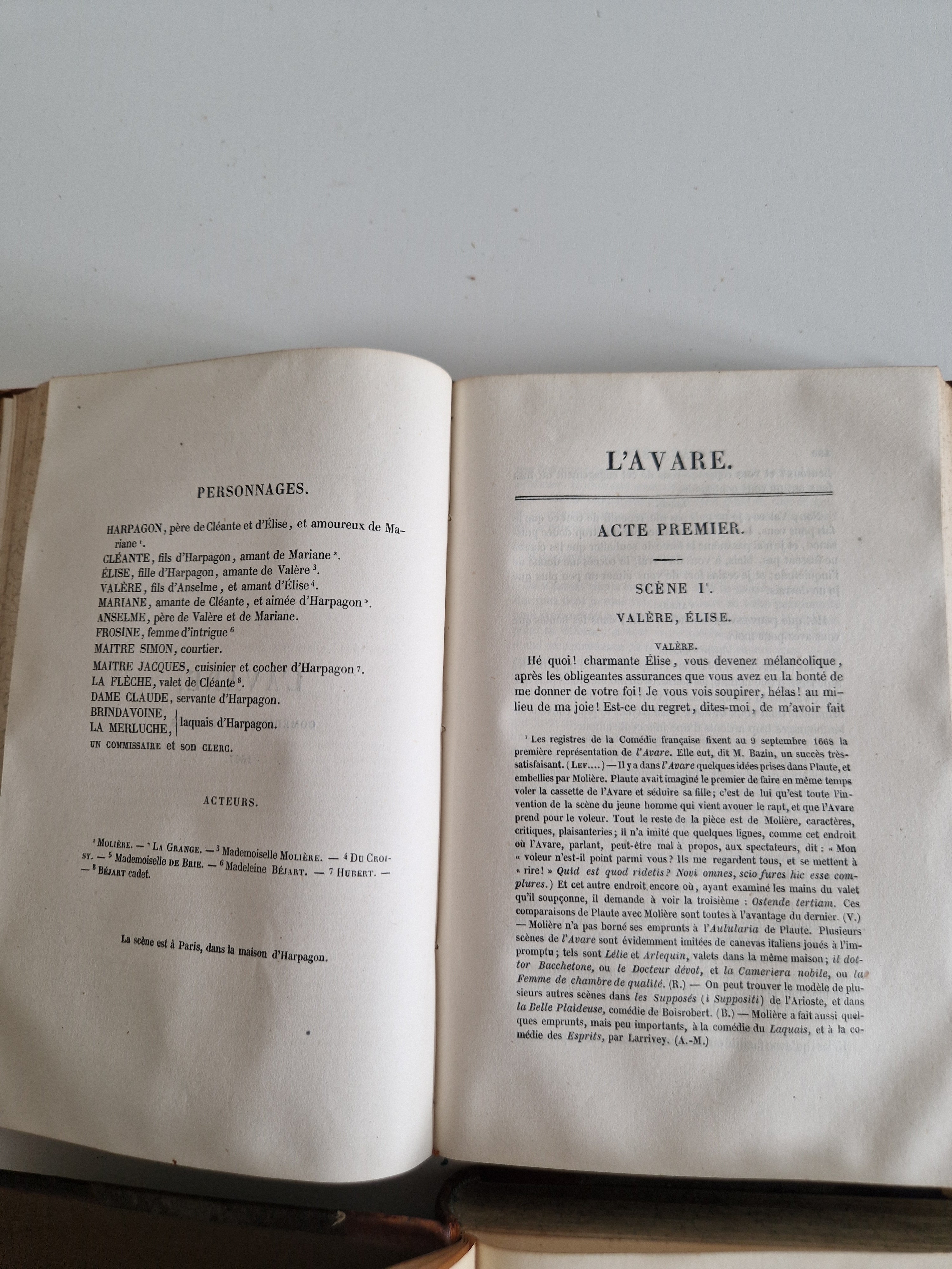 Œuvres Complètes de Molière – 4-Volume Set | Firmin-Didot Paris | 19th Century Half-Leather Binding