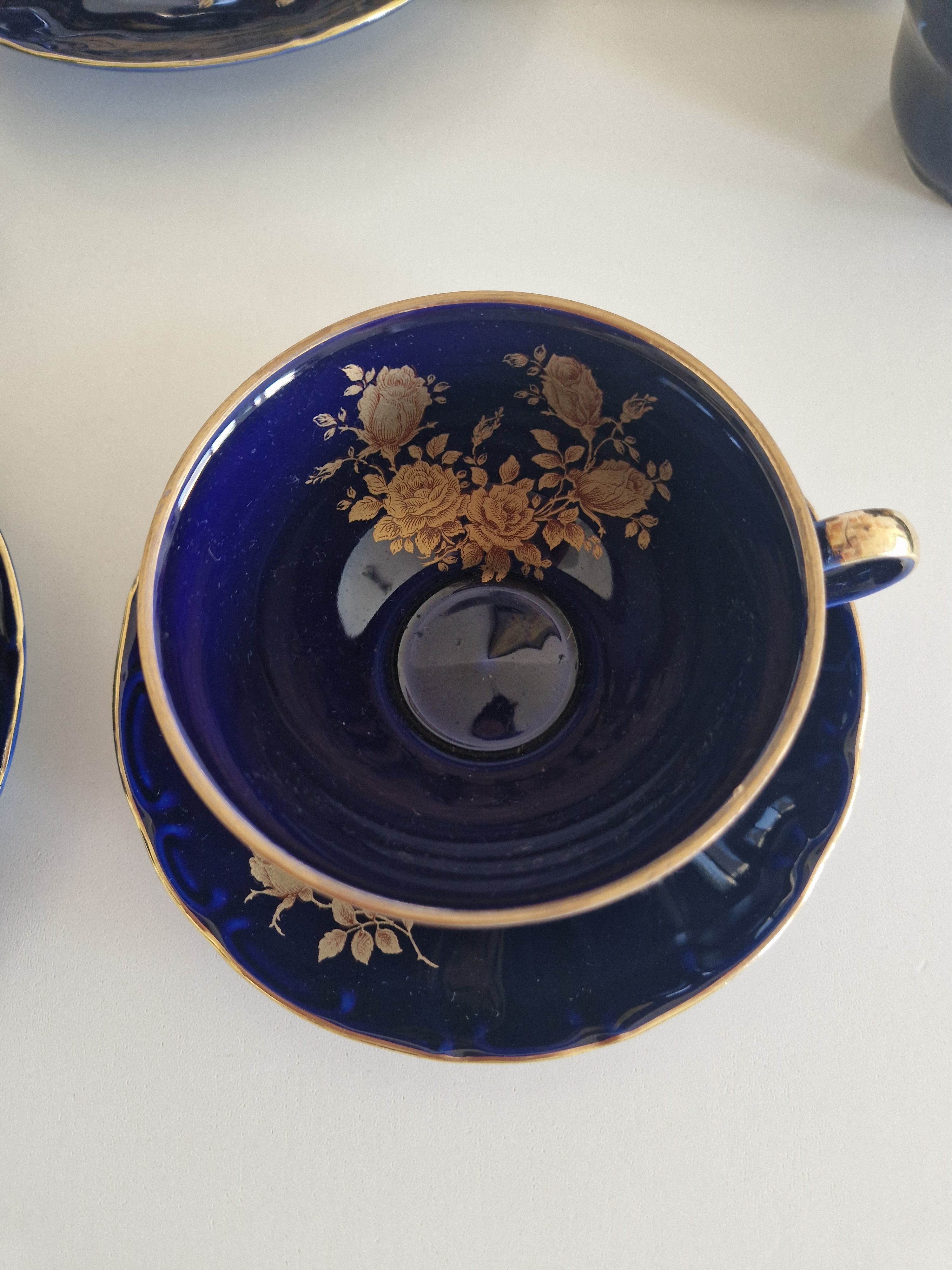 Bareuther Waldsassen Echt Kobalt Bayern Kaffee- & Teeservice – 15-teilig