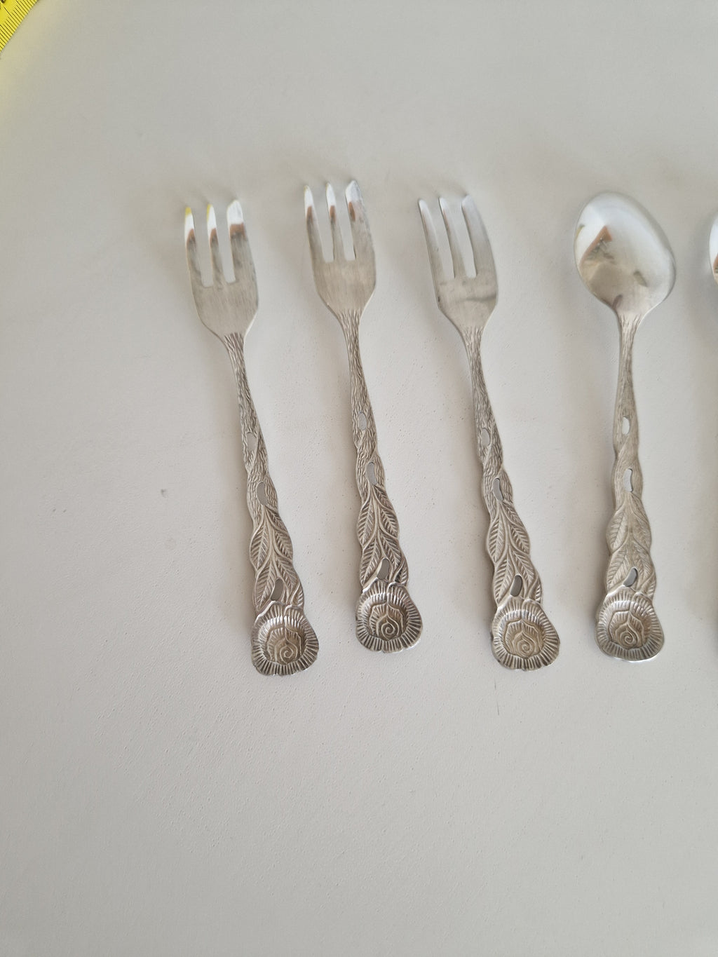 Vintage Silver-Plated Cutlery Set – Hildesheimer Rose Pattern, 14-Piece
