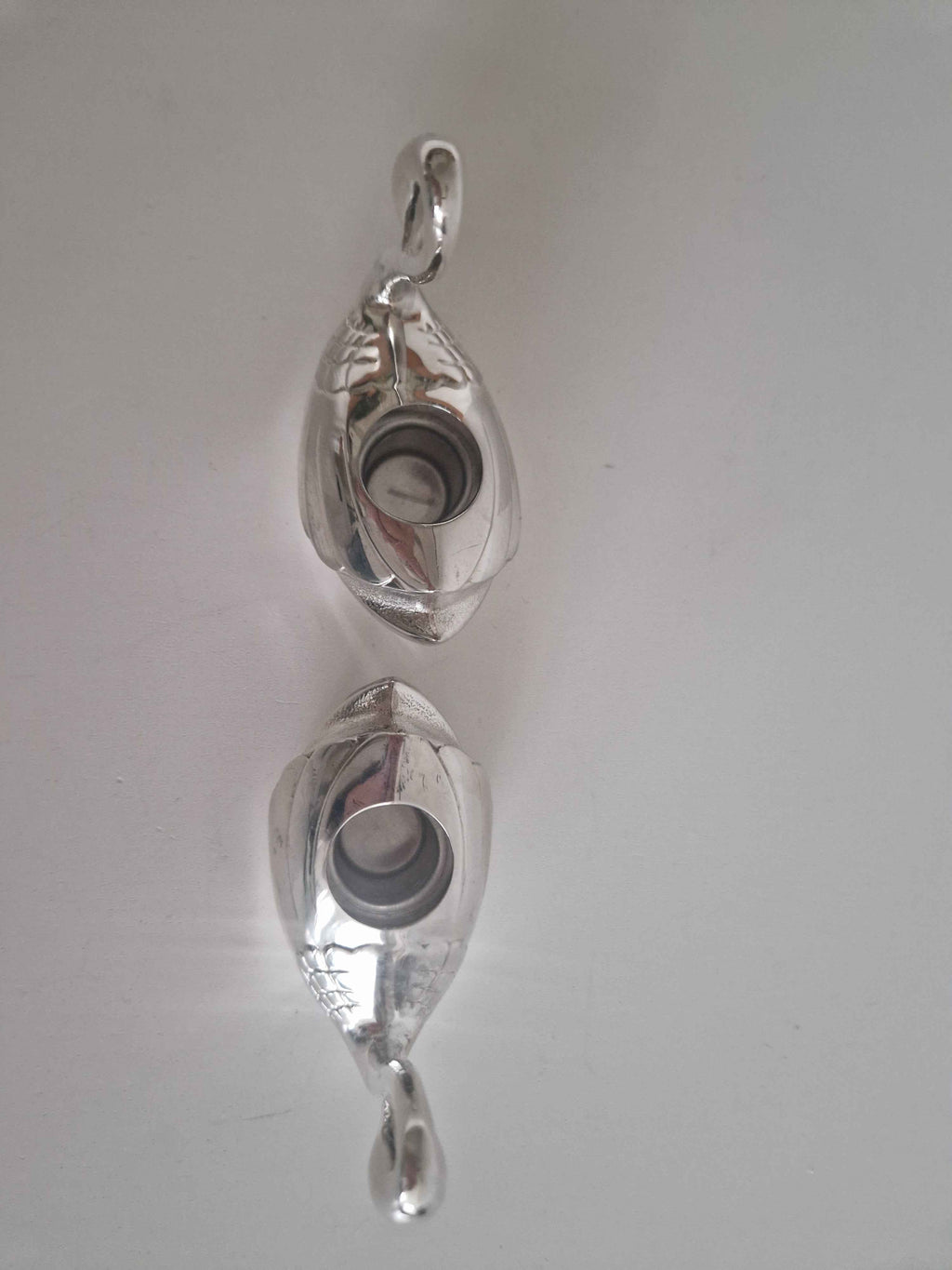 Vintage Silver-Plated Swan Candlestick Holders – A Set of 2 Decorative Antique Accents