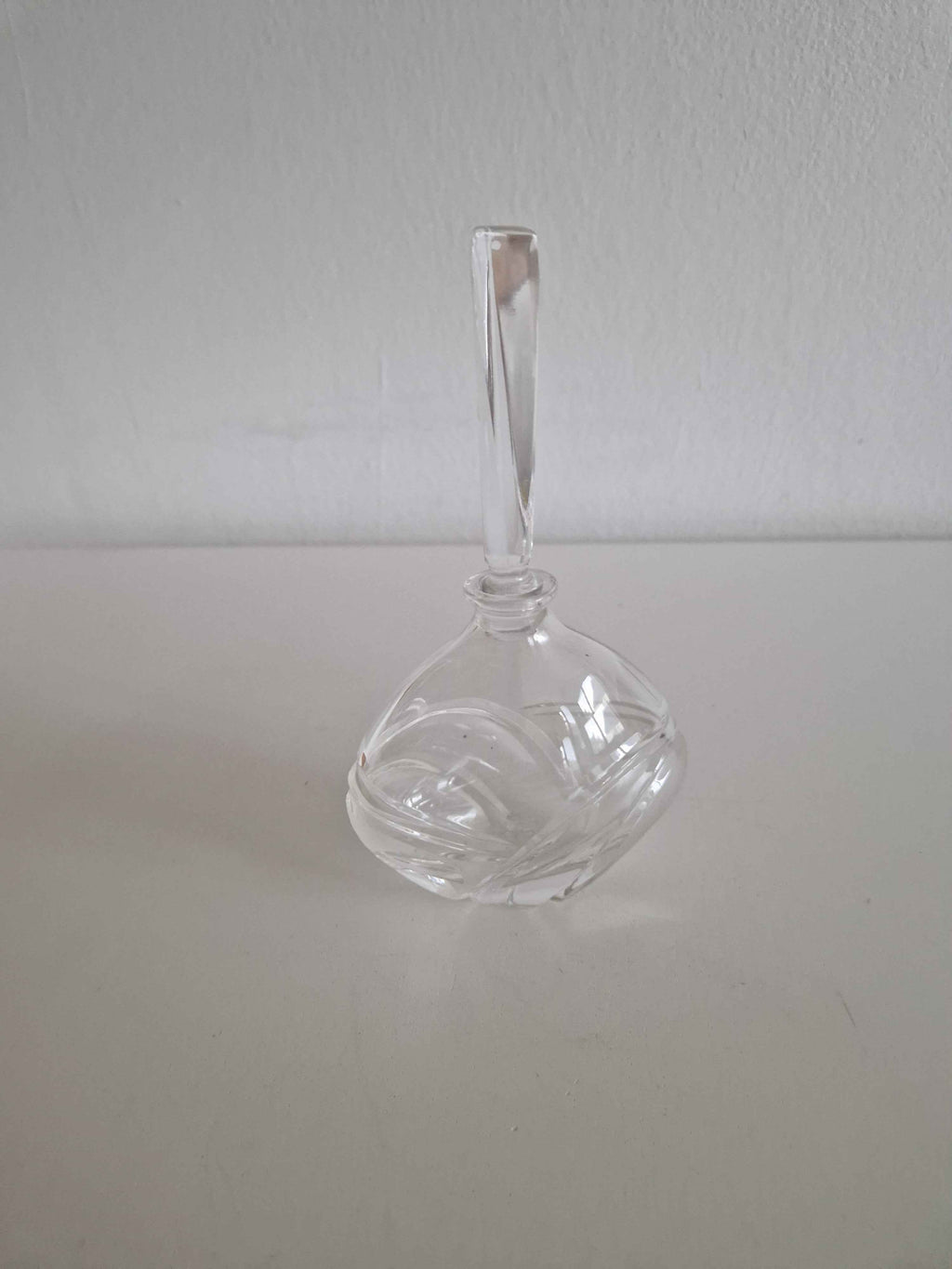 Vintage Glass Perfume Bottle - Exquisite Antique Vanity Accessory