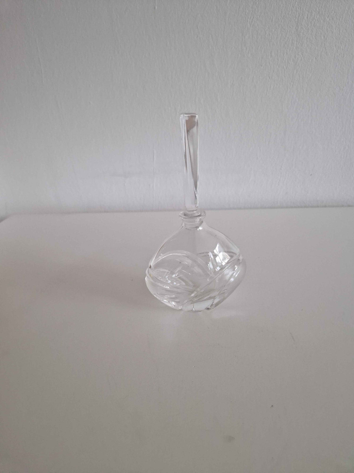 Vintage Glass Perfume Bottle - Exquisite Antique Vanity Accessory