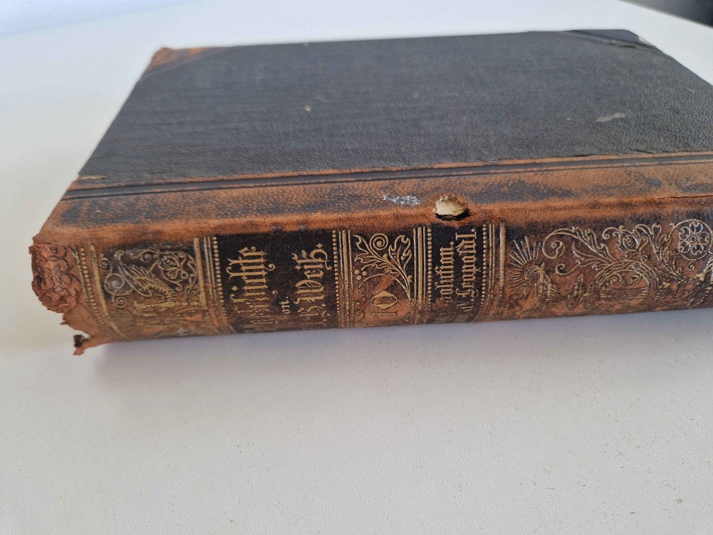 Immerse Yourself in History with the Antique German History Book: 19th Century Masterpiece