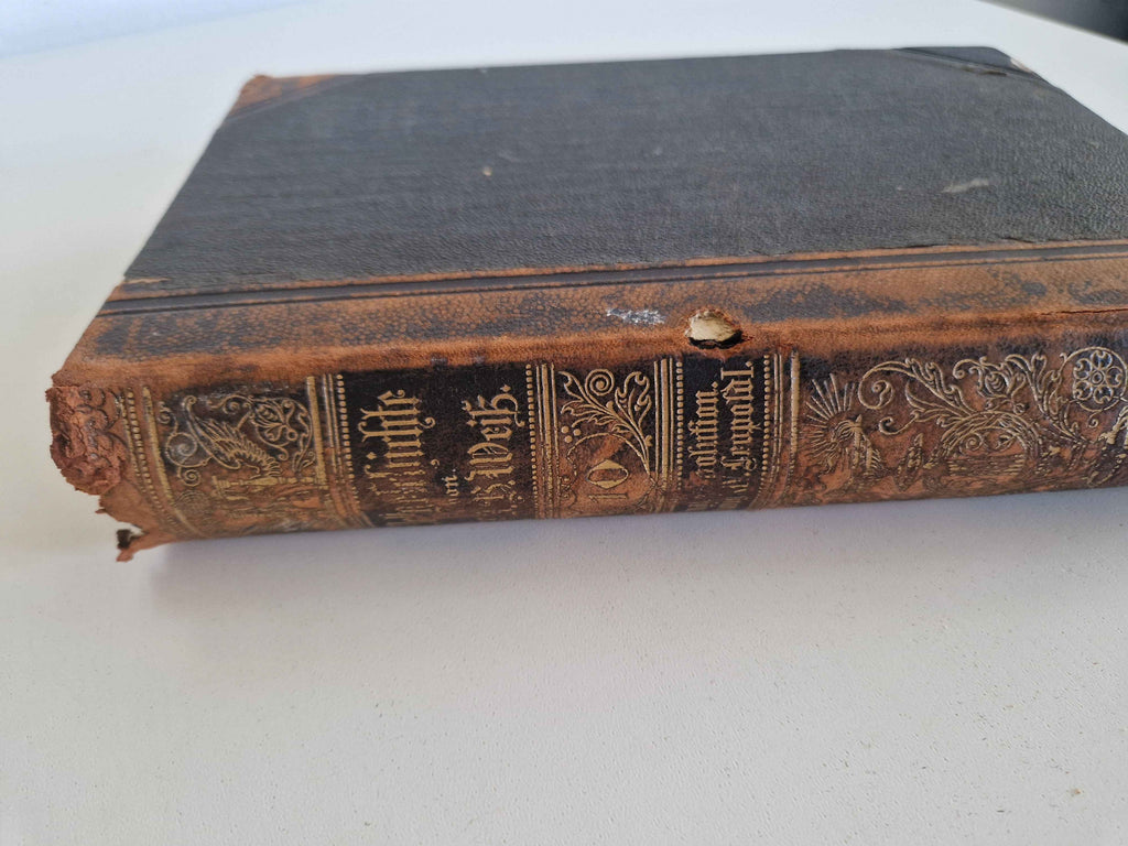 Immerse Yourself in History with the Antique German History Book: 19th Century Masterpiece