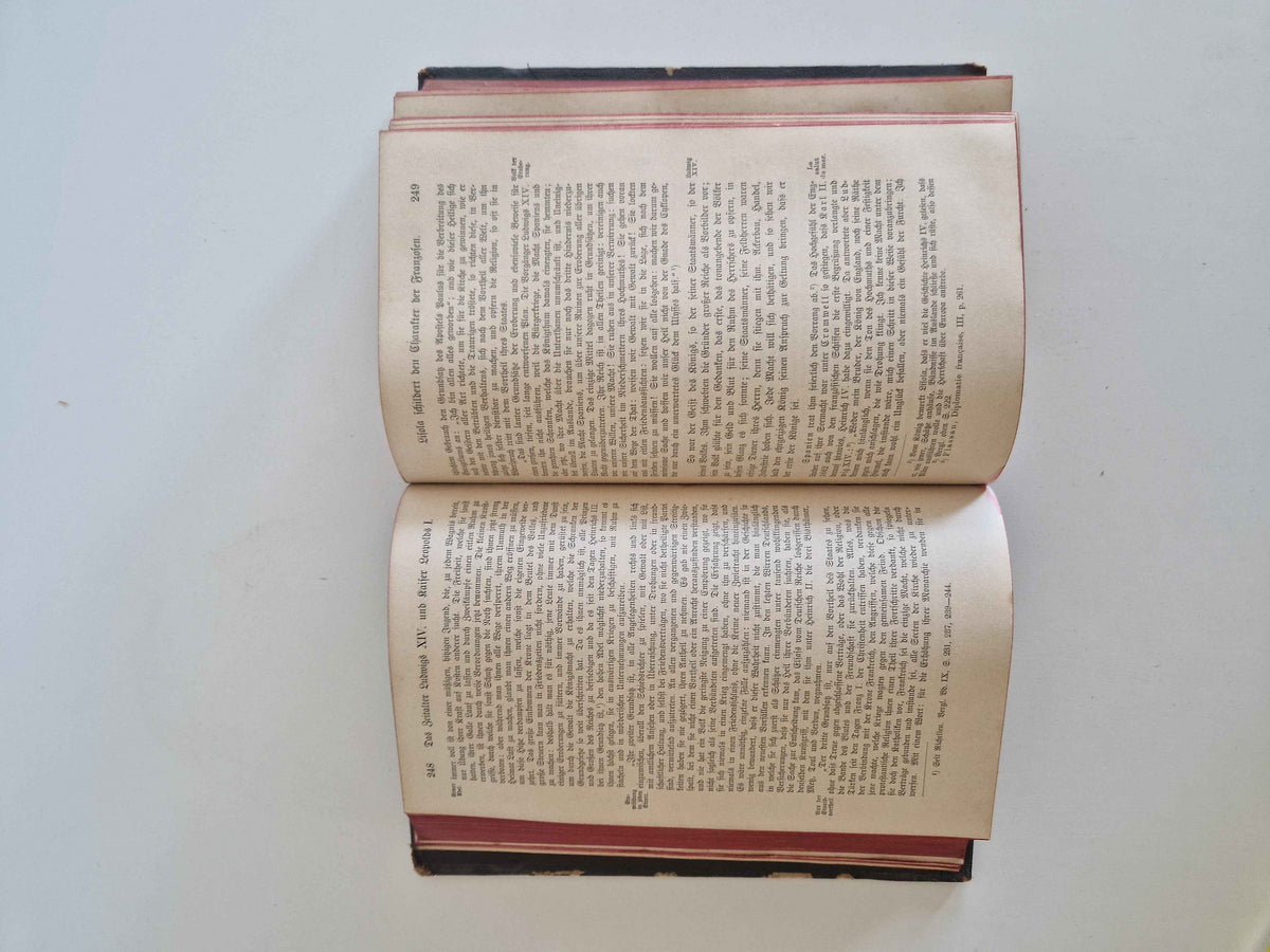 Immerse Yourself in History with the Antique German History Book: 19th Century Masterpiece