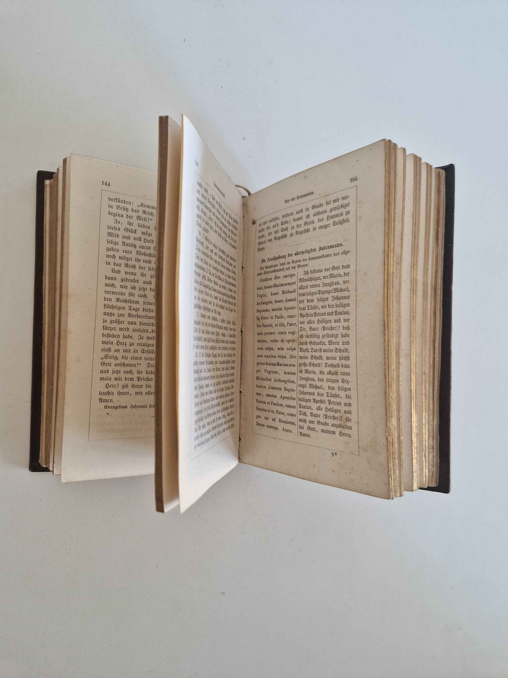 Antique German Prayer Book – A Restored Treasure of Faith and Devotion