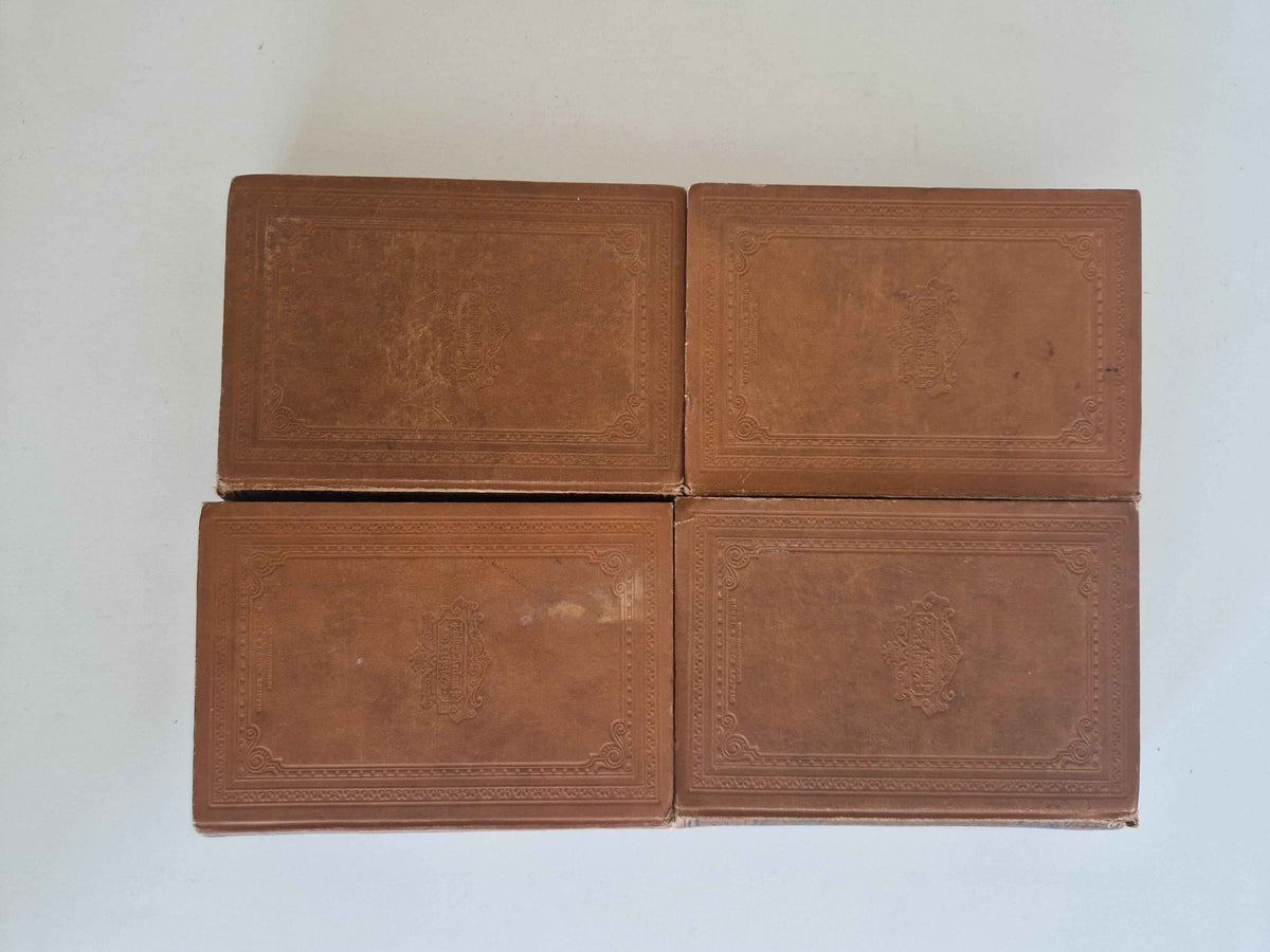 Antique German Book Set Goethe – Complete 16 Volumes in 19th Century Art Nouveau