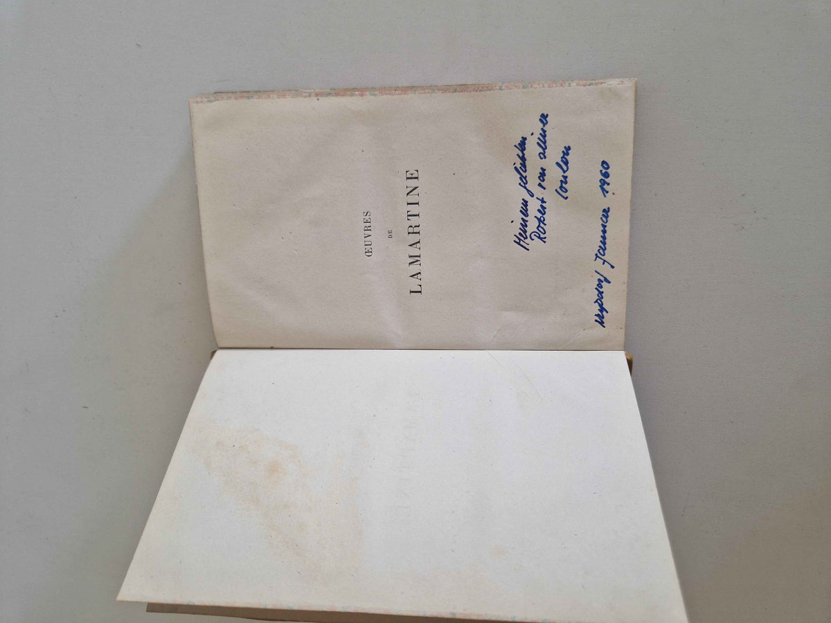 Antique French Book: Jocelyn by Lamartine – A 19th Century Literary Treasure