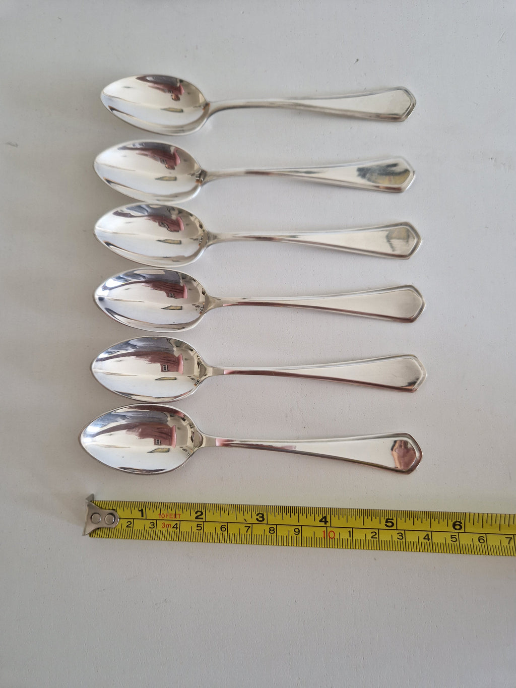 Set of 6 Vintage Silver-Plated Teaspoons in Original Box – Uhren Richter Nürnberg - WhisperTreasuresCo