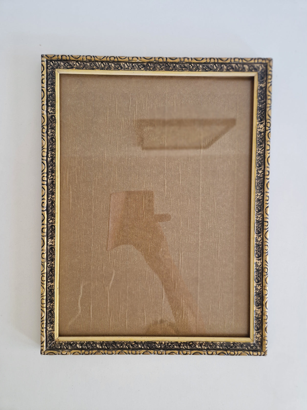 Vintage Ornate Gold Picture Frame 31×40 cm Embossed Scroll Moulding with Glass - WhisperTreasuresCo