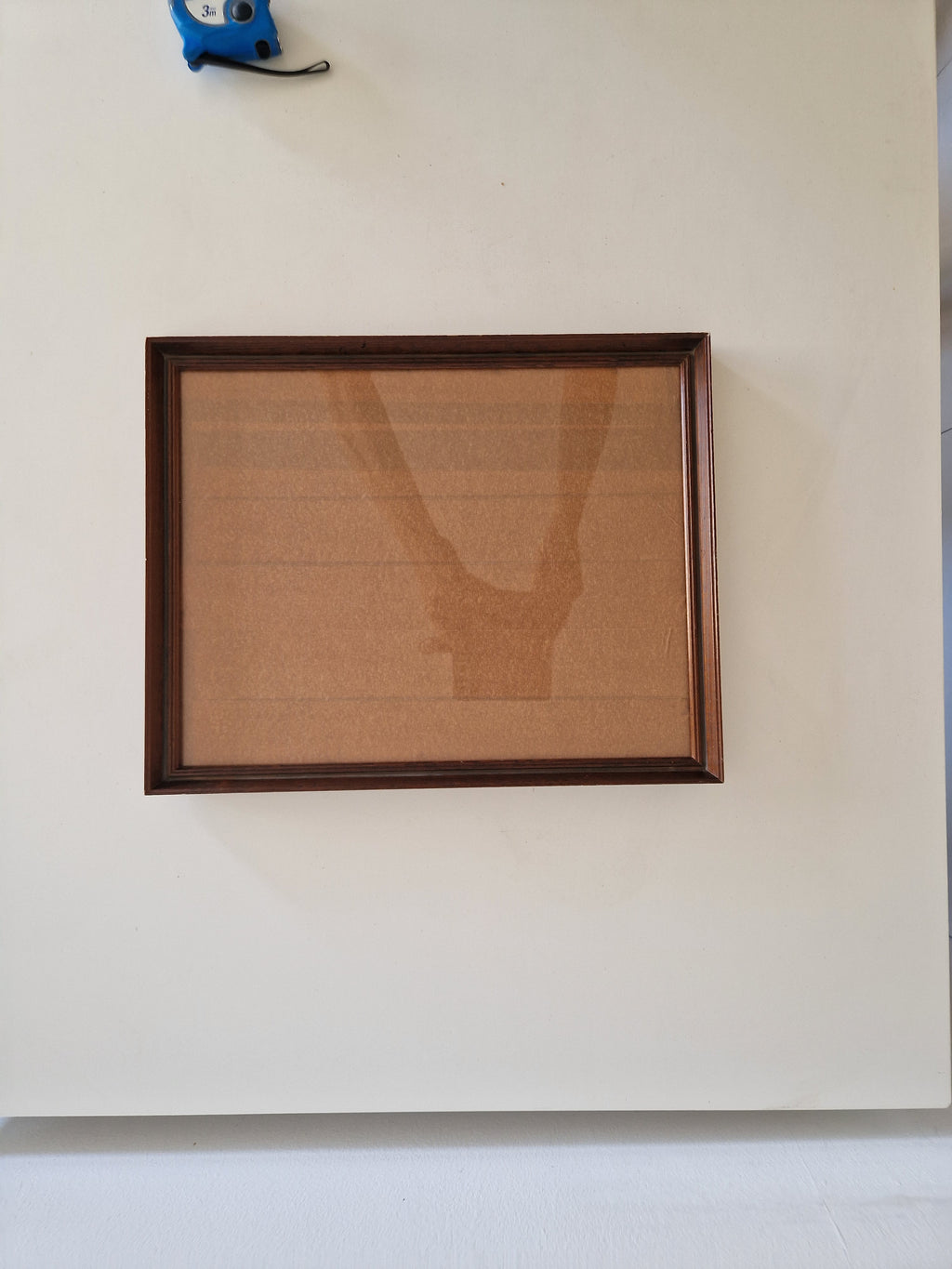 Vintage Dark Mahogany Wooden Picture Frame 38×30.5 cm Stepped Profile with Glass – Landscape - WhisperTreasuresCo