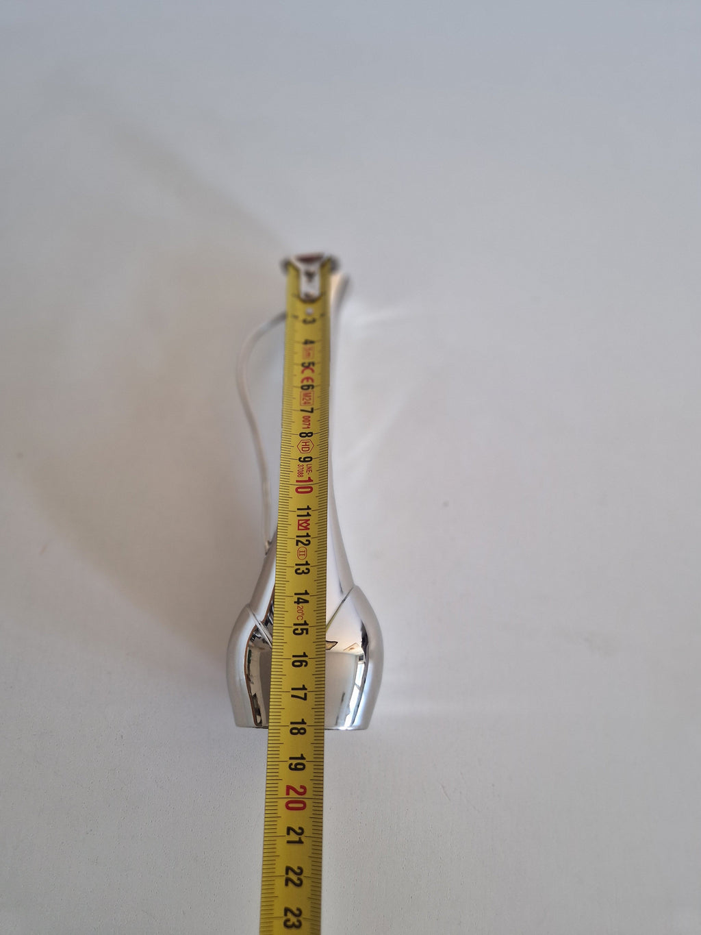 Silver soliflore vase with height measurement – approx. 19 cm