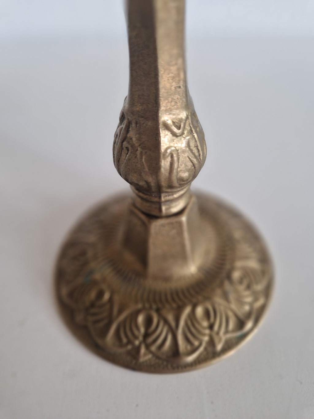 Vintage Brass Candelabra – Elegant Five-Arm Candle Holder for Timeless Charm