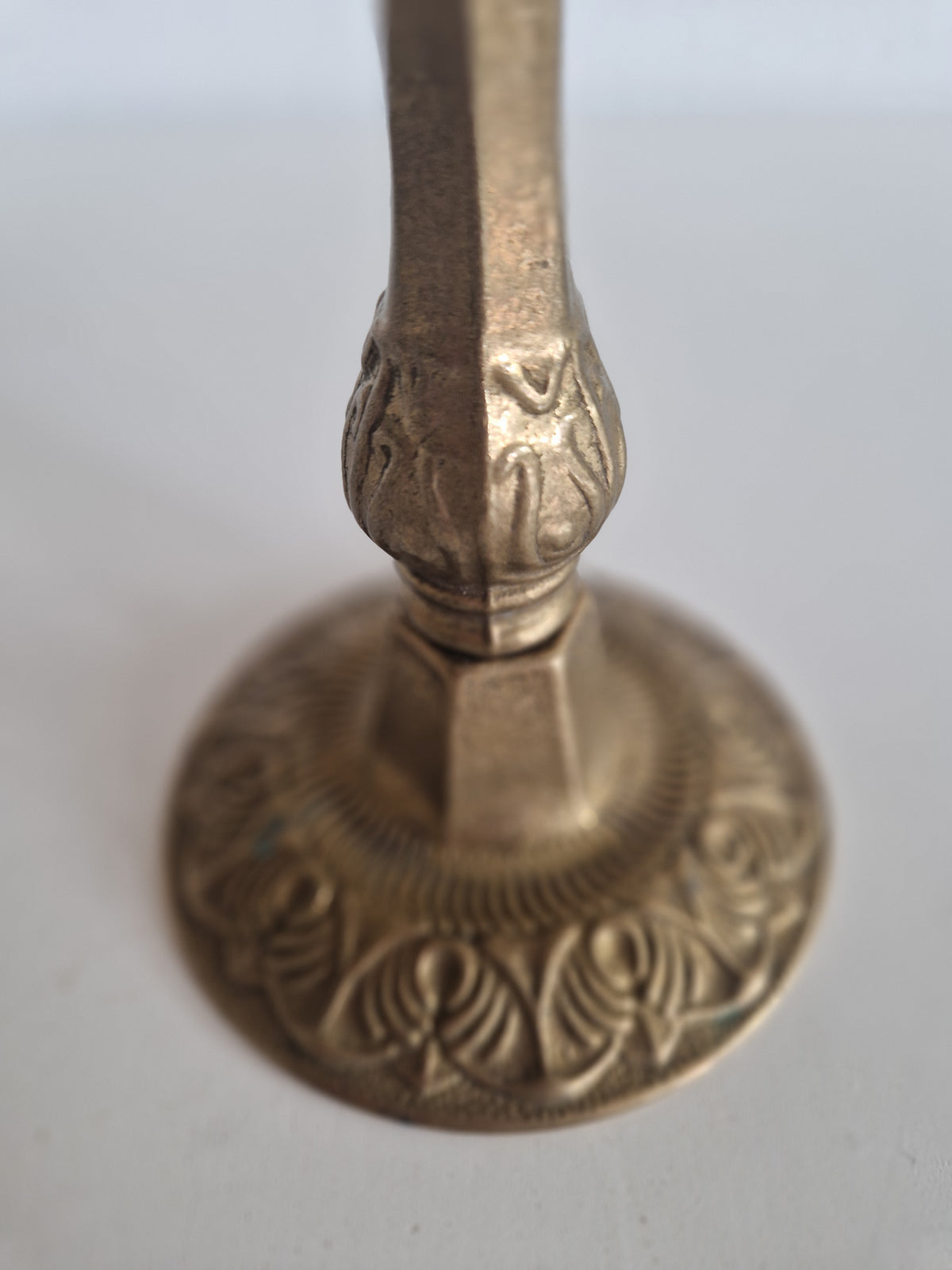 Vintage Brass Candelabra – Elegant Five-Arm Candle Holder for Timeless Charm