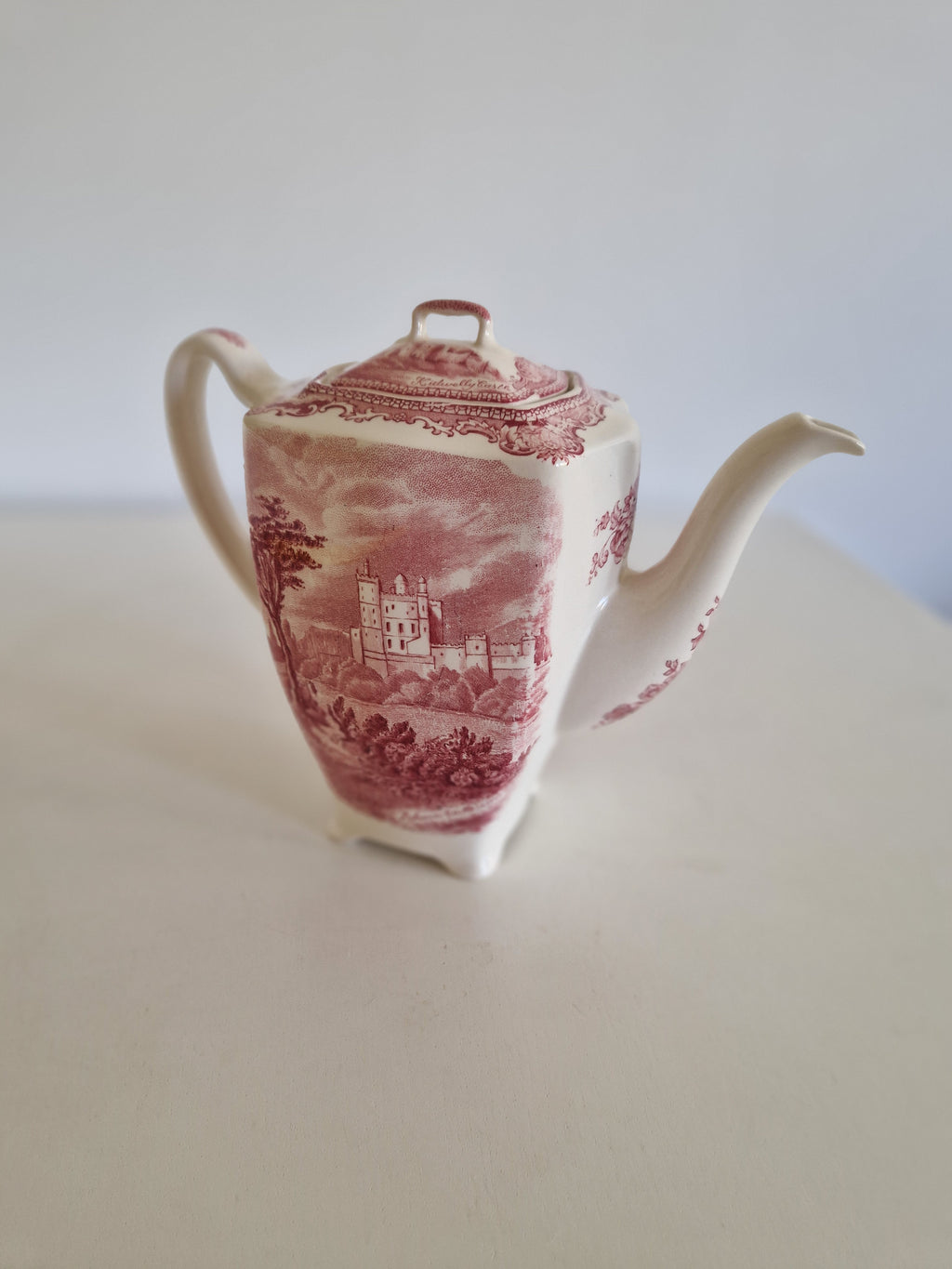Elevate Your Gatherings with the Johnson Bros Pink Coffee Pot from Old Britain Castles