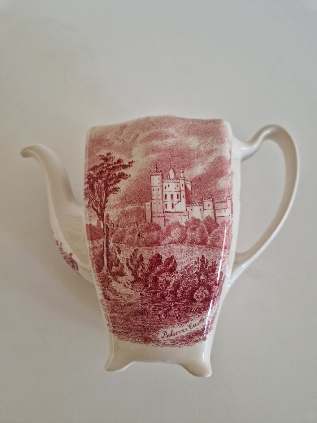 Elevate Your Gatherings with the Johnson Bros Pink Coffee Pot from Old Britain Castles