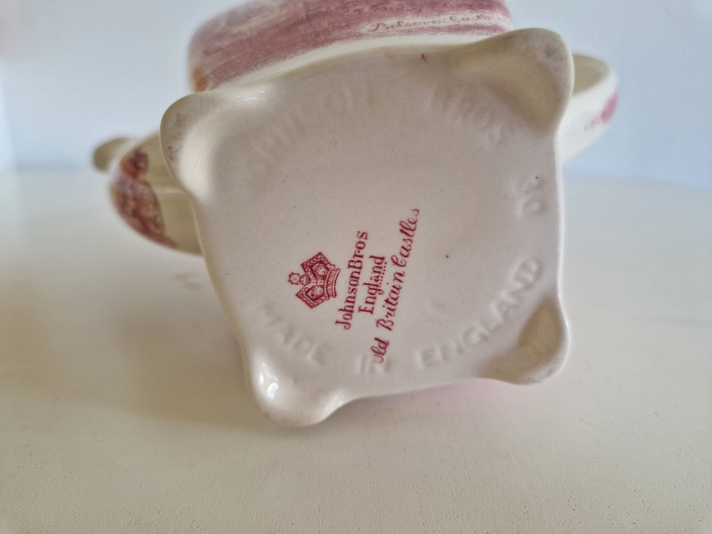 Elevate Your Gatherings with the Johnson Bros Pink Coffee Pot from Old Britain Castles