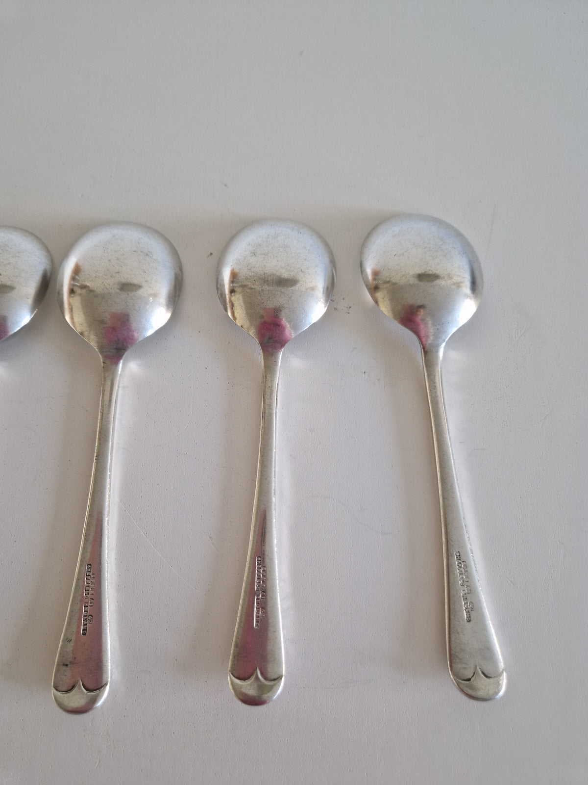 Vintage Sheffield Silver-Plated Spoons – Set of 6