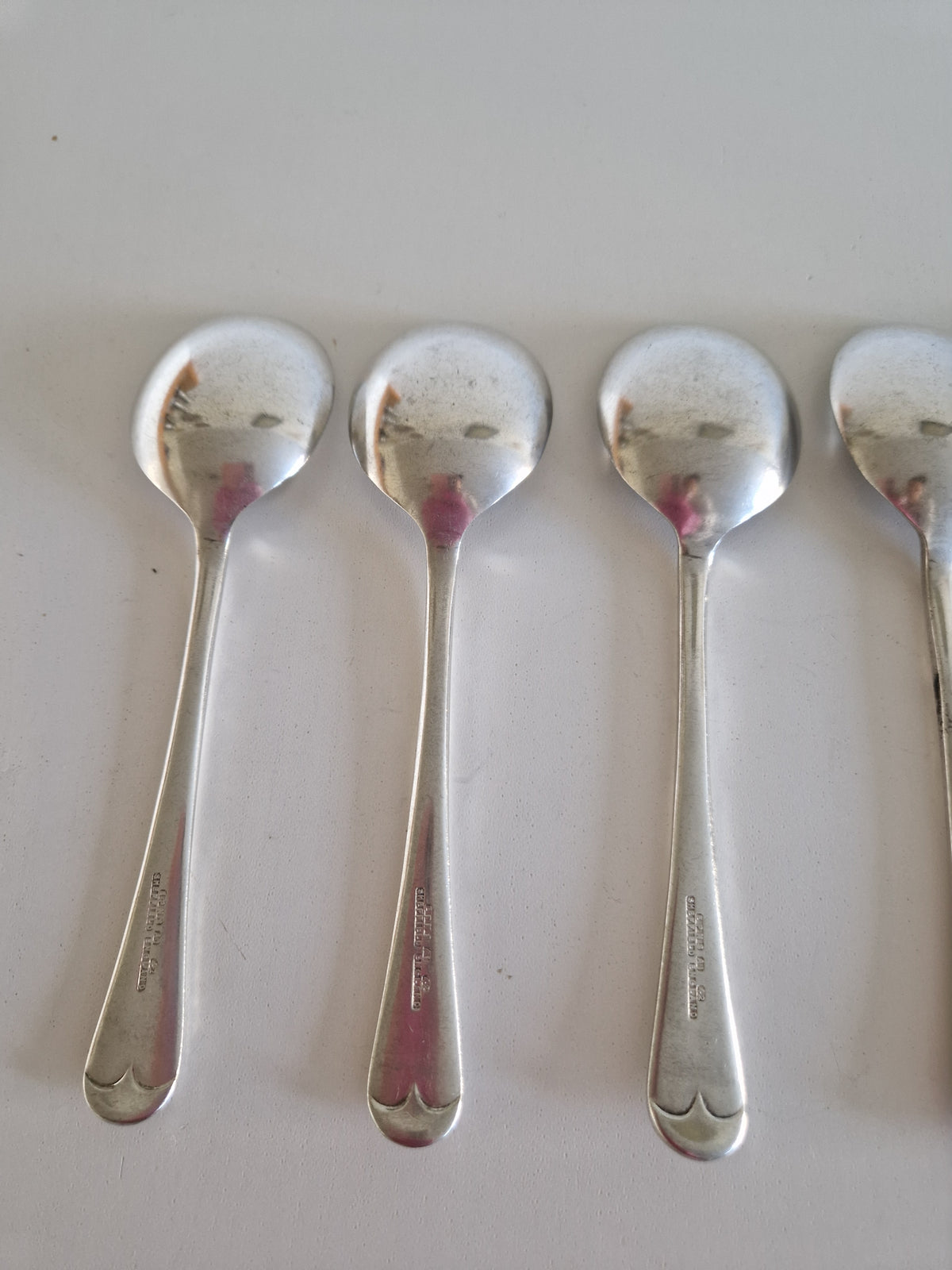 Vintage Sheffield Silver-Plated Spoons – Set of 6