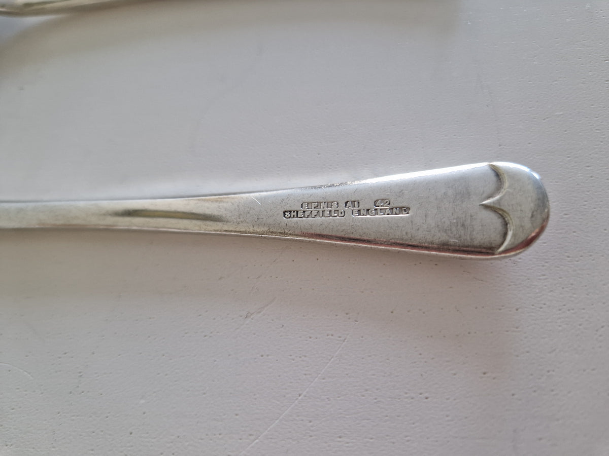 Vintage Sheffield Silver-Plated Spoons – Set of 6
