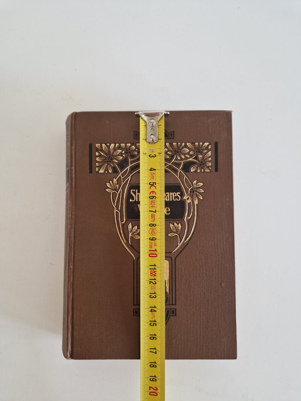 Antique Shakespeare book set – Complete Dramatic Works in German, 12 Volumes in 4 Books, Art Nouveau