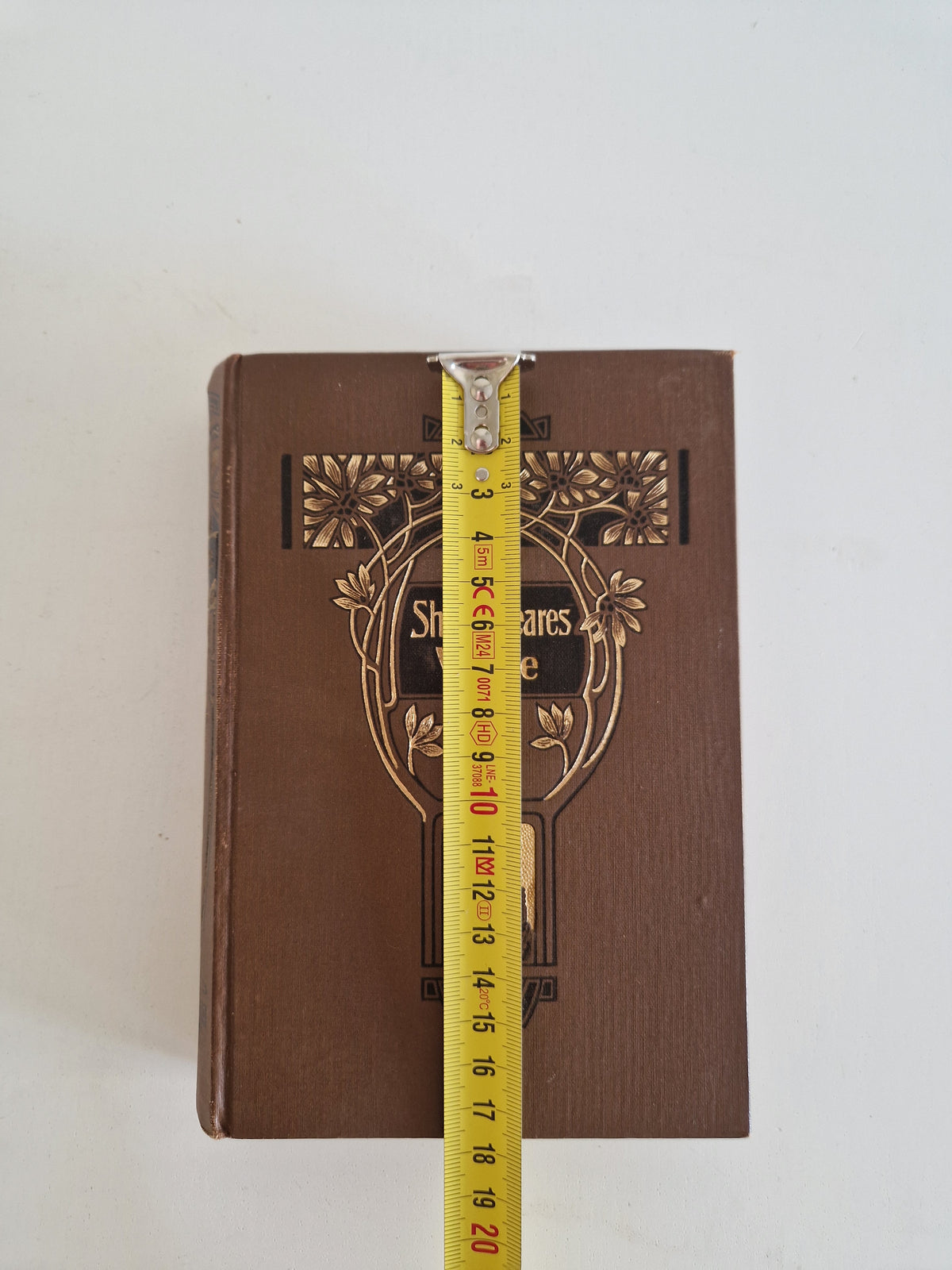 Antique Shakespeare book set – Complete Dramatic Works in German, 12 Volumes in 4 Books, Art Nouveau