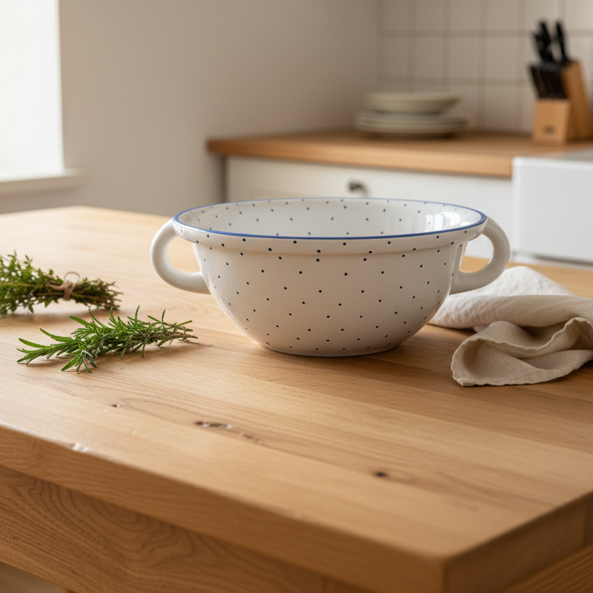 Vintage Gmundner Keramik Salad Bowl – Elevate Your Dining Experience with Timeless Elegance