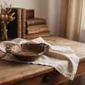 Elegant Vintage Italian Hand-Carved Wooden Bowl with Celtic Knotwork – A Timeless Kitchen Treasure
