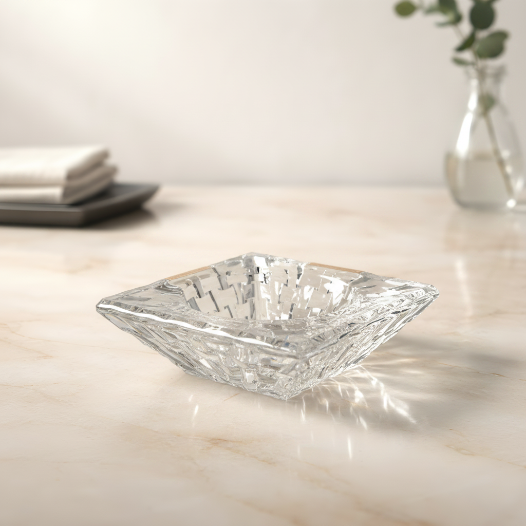 Vintage Nachtmann Crystal Candle Holder